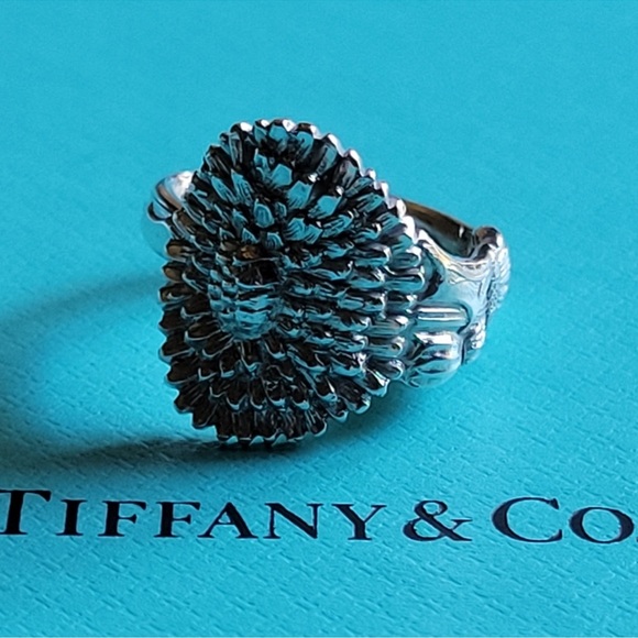 1885 Tiffany & Company Dandelion Spoon Ring 62 🎁 - Picture 1 of 14